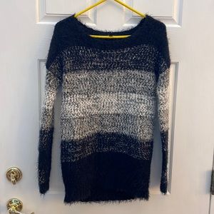 Express Black and White oversized sweater size S